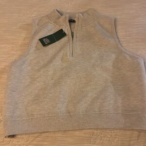 Wild Fable Sleeveless Zip-Up Top
